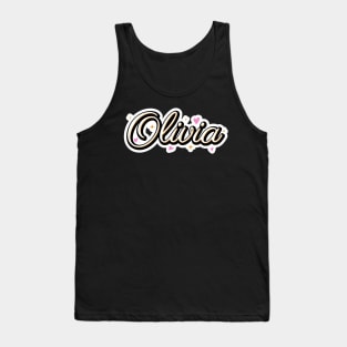 Olivia name cute design Tank Top